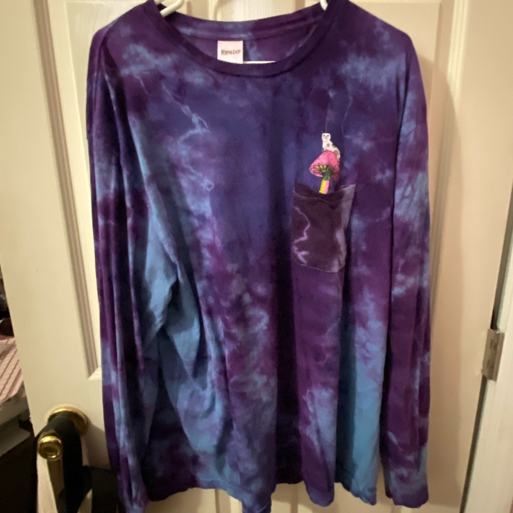 Tie die rinndip long sleeve